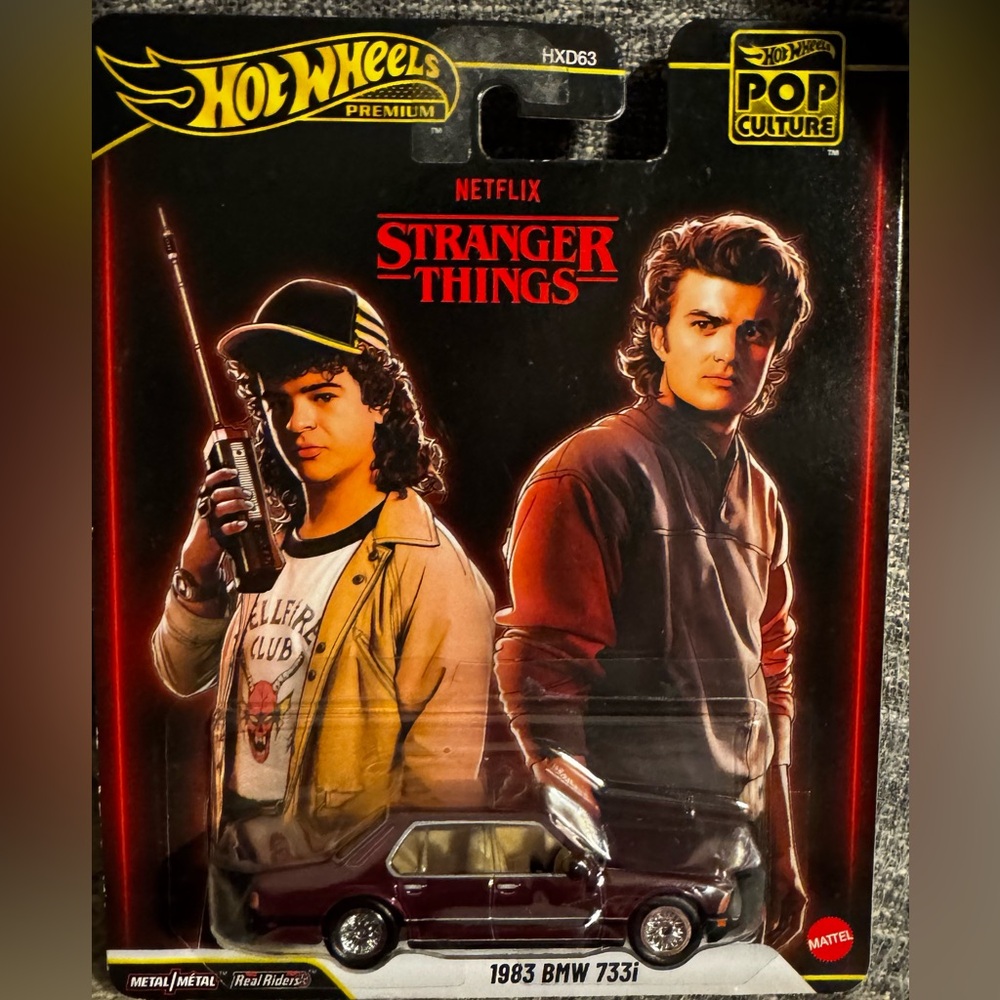 COLLECTIBLE Hot Wheels Stranger Things 1983 BMW 733i Die-Cast Car
